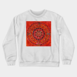 Widder Horoskop Mandala Produkte Crewneck Sweatshirt